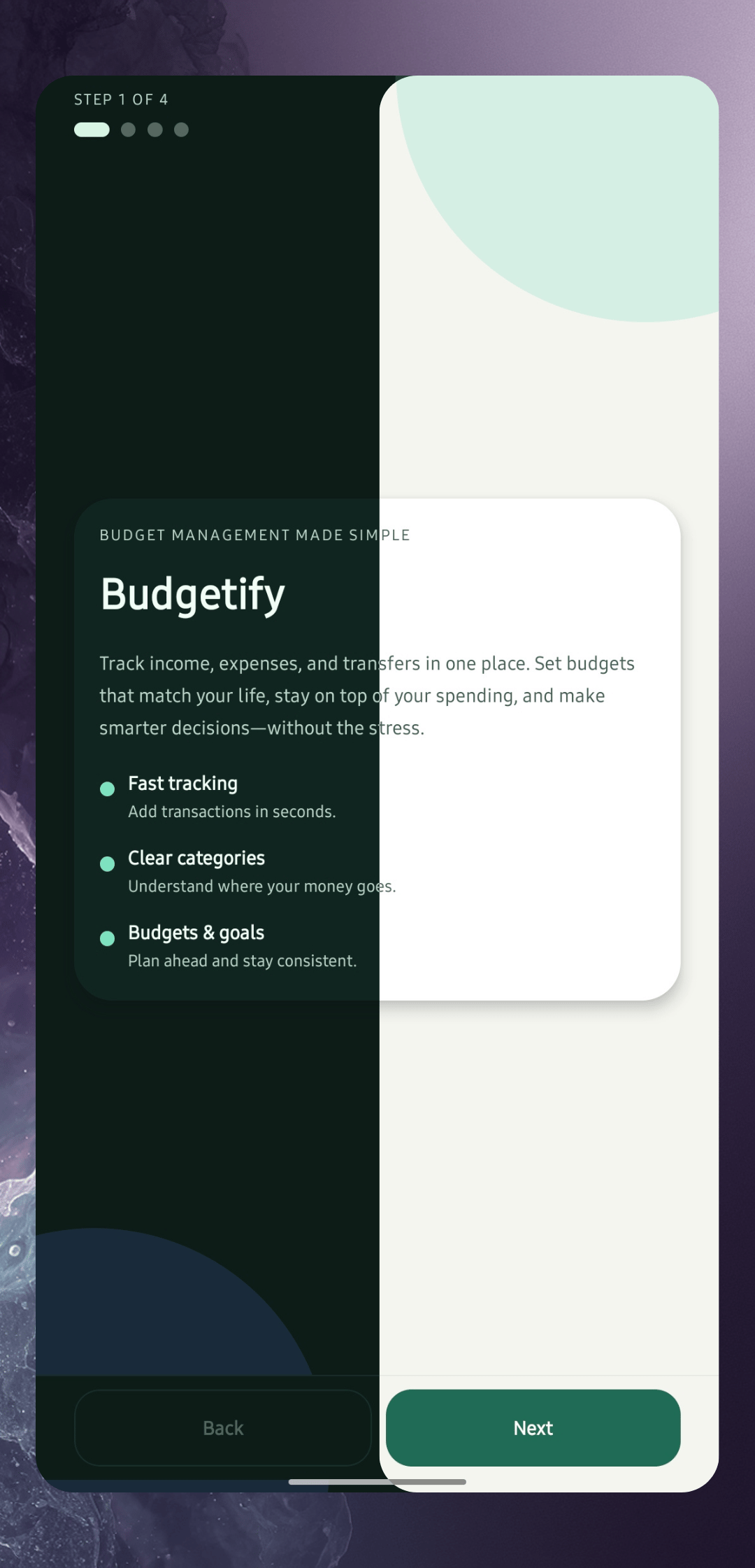 Budgetify: Money Manager app screenshot 1